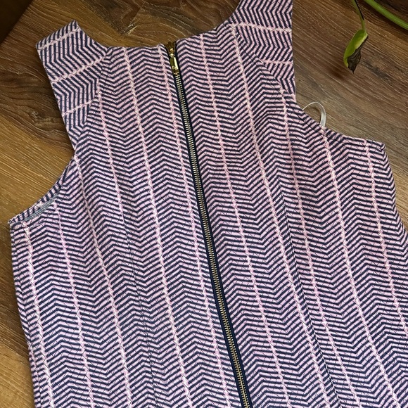 Southern Tide Purple and White Striped Mini Dress - Picture 6 of 7